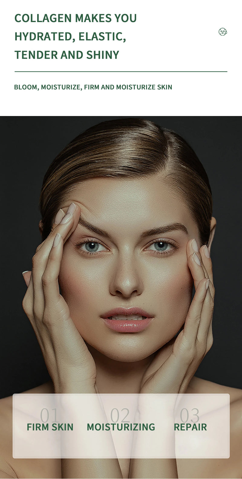 Koreanische Anti-Aging-Kollagenmaske – Straffende Gesichtsmaske